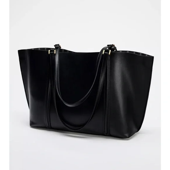 Zara Tote Bag Black - Picture 4 of 10